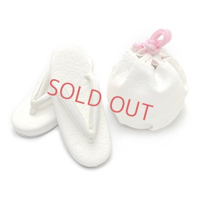 画像6: 七五三 三歳 女の子 被布セット 被布コート 草履 巾着 足袋 4点コーデセット【ピンク、鹿の子】