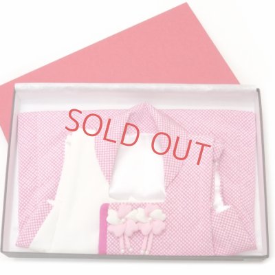 画像6: 七五三 着物 3歳女の子用 鹿の子柄のかわいい被布コート(単品)【ピンク】