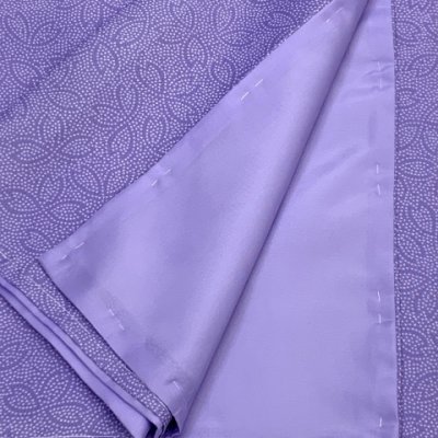 画像5: 二部式着物 洗える着物 袷 小紋柄の着物 フリーサイズ【薄紫色、江戸小紋調桜】