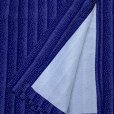 画像5: 二部式着物 洗える着物 単衣 小紋柄の着物 トールサイズ(170cm前後向け)【紺色、縦縞】 (5)