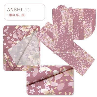 画像3: 二部式着物 洗える着物 単衣 セパレート小紋柄の着物 M/Lサイズ【えらべる5柄】