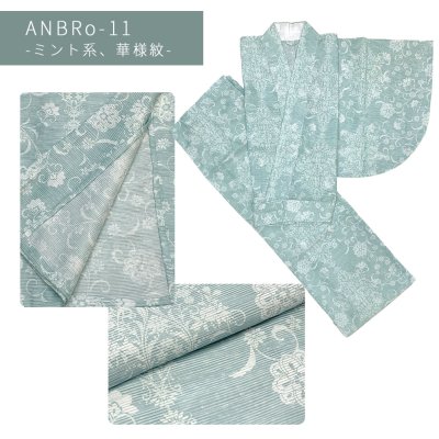 画像3: 二部式着物 夏着物 2025年新作 絽 小紋 洗える着物 M/Lサイズ【選べる5種類】