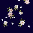 画像2: 卒業式に 女性用 桜刺繍入り袴【濃紺】 サイズ[S M L LL] (2)
