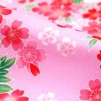 画像3: 七五三 3歳 着物 女の子 身上げ・肩揚げ加工済み 三つ身の着物 単品【ピンク、鞠と桜】 (3)