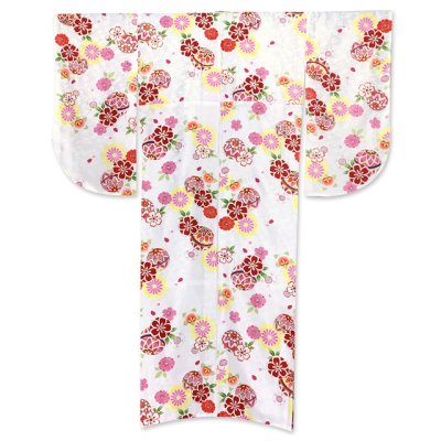 画像4: 卒業式 袴セット 女子用 大学生 長丈の二尺袖着物 小振袖 R・ｋブランドの刺繍袴＆袴下帯の3点セット【白、矢羽と鞠】