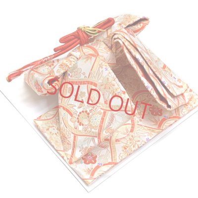 画像8: 七五三 着物 7歳 女の子 フルセット 正絹 日本製 絵羽柄の子供着物 結び帯セット【水色、桜に鼓】