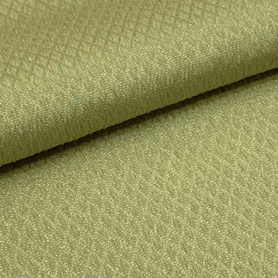 画像3: 振袖用帯揚げ ふくれ織り 金通し柄 金銀糸入り ポリエステル製【薄抹茶】