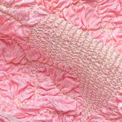 画像3: 【アウトレット 美品】帯揚げ 成人式の振袖用 正絹 総絞り 変り絞り  中抜き絞りの帯あげ(単品)【ピンク、楓】