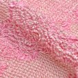 画像3: 【アウトレット 美品】帯揚げ 成人式の振袖用 正絹 絞り柄の帯あげ(単品)【ピンク、花柄】 (3)
