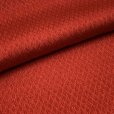 画像4: 振袖用 帯揚げ 帯締め ポリエステルふくれ生地の帯揚げ パールビーズ飾りの振袖用帯〆 セット【レッド系】 (4)