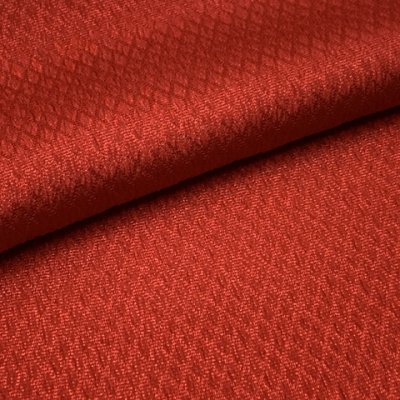 画像4: 振袖用 帯揚げ 帯締め ポリエステルふくれ生地の帯揚げ パールビーズ飾りの振袖用帯〆 セット【レッド系】