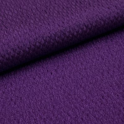 画像4: 振袖用 帯揚げ 帯締め ポリエステルふくれ生地の帯揚げ パールビーズ飾りの振袖用帯〆 セット【パープル系】