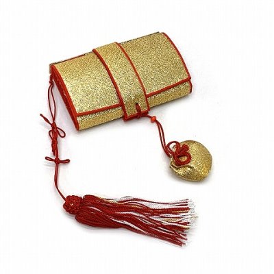 画像6: 七五三 7歳 女の子用 大寸 結び帯 はこせこセット ペアセット(合繊)【黒地、七宝に梅と桜】