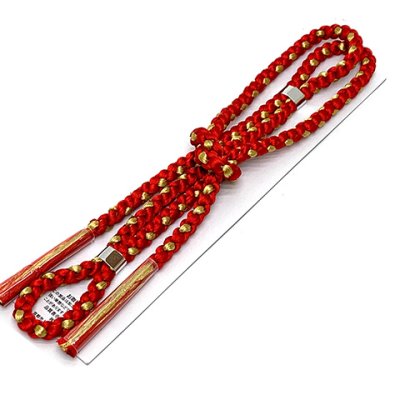 画像7: 七五三 7歳 女の子用 大寸 結び帯 はこせこセット ペアセット(合繊)【黒地、七宝に梅と桜】