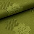 画像4: レディース 浴衣帯 卒業式 袴下帯 単品 一重帯 半幅帯【抹茶色、桜】 (4)