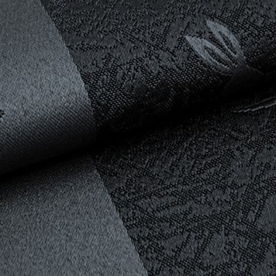 画像4: レディース 浴衣帯 卒業式 袴下帯 単品 一重帯 半幅帯【黒灰、桜とうさぎ】