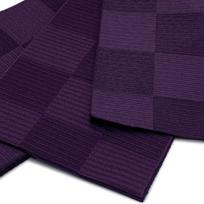 画像2: レディース 浴衣帯 卒業式 袴下帯 単品 一重帯 半幅帯【紫、市松】