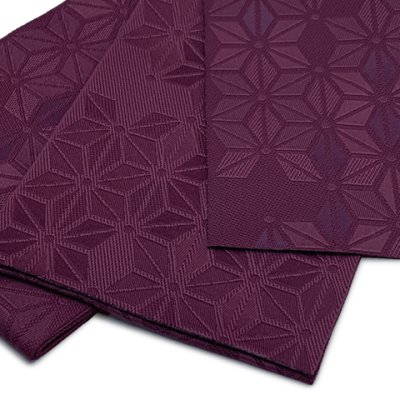 画像2: レディース 浴衣帯 卒業式 袴下帯 単品 一重帯 半幅帯【濃紫、菱】