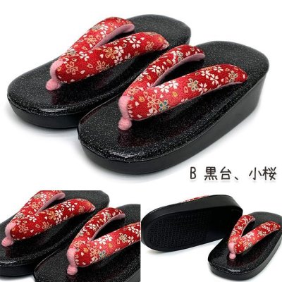 画像4: 子供草履 女の子 ちりめん鼻緒 ウレタンソール 子供草履 18cm/20cm/22cm【選べる3柄】