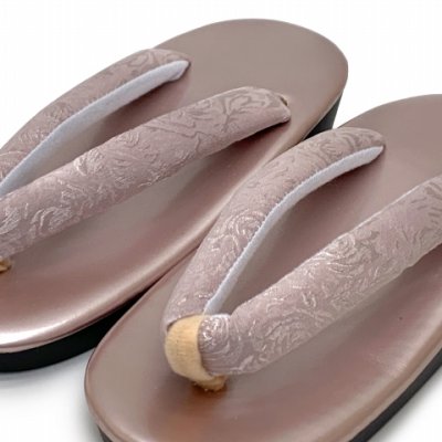 画像4: 草履 子供 女の子 ウレタンソール 子供草履 18cm/20cm/22cm【ローズ/オフホワイト】