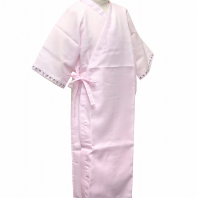 画像2: 子供用着物スリップ (国産)３-４歳用女の子着物用いちご刺繍が可愛い！七五三、着物姿に【ピンク、イチゴ】