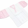 画像2: 日本製 子供着物用 二部式肌着(3歳用) 　お子様肌着セット【ピンク、麻の葉】 (2)