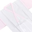 画像3: 日本製 子供着物用 肌襦袢 半襦袢 3歳用 お子様肌着【ピンクｘ白】 (3)