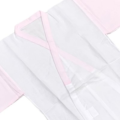 画像3: 日本製 子供着物用 肌襦袢 半襦袢 3歳用 お子様肌着【ピンクｘ白】