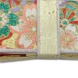 画像4: 七五三 【訳あり】 箱せこ 7歳 3歳の女の子の着物に 金襴生地の子供筥迫(はこせこ) 単品【ゴールド系、御所車】 (4)