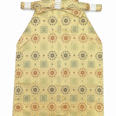 画像3: 七五三 3歳 男の子用 金蘭袴と小物の７点セット 紐下53cm ※化粧箱入り【金 紋柄】