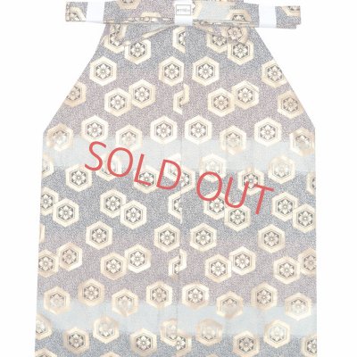 画像3: 七五三 5歳 男の子用 金蘭袴と小物の７点セット 紐下60cm ※化粧箱入り【薄色ぼかし 亀甲紋】