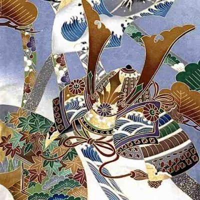 画像5: お宮参り 着物 男の子 赤ちゃんのお祝い着 熨斗目 刺繍入り 産着 初着 正絹【白地、鷹】