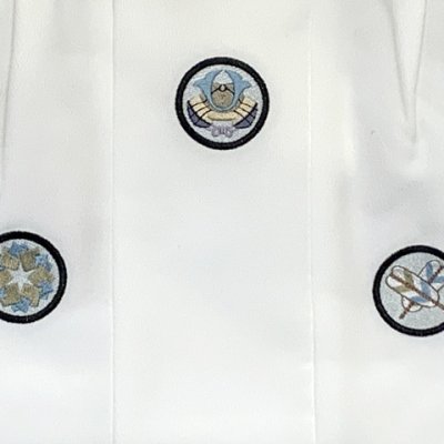 画像5: 初節句に 男の子 赤ちゃん用 ベビー被布と二部式着物 セット(合繊)【白ｘベージュ、毘沙門亀甲】