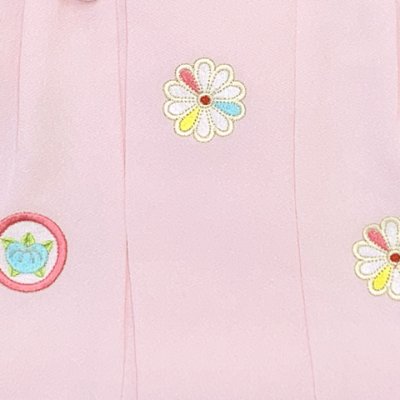 画像5: ベビー 初節句 着物 女の子 赤ちゃん用 被布コート 二部式着物 セット(合繊)【ピンクｘクリーム、桜と牡丹】