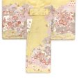 画像2: お宮参り 女の子 着物 正絹 京友禅 金駒刺繍 日本製 赤ちゃんのお祝い着 （初着 産着） 襦袢付き【黄色、二つ鞠】