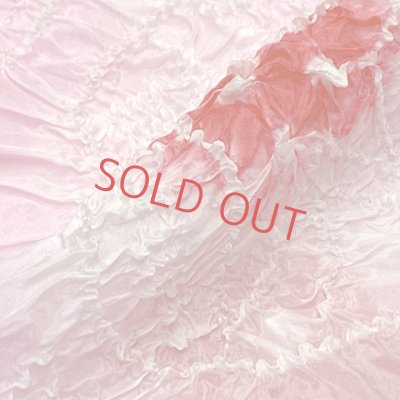 画像3: 子供兵児帯 正絹 絞り柄 女の子 浴衣帯 へこ帯 3m【薄ピンク、花】