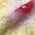 画像3: 子供兵児帯 正絹 絞り柄 女の子 男の子 兼用 浴衣帯 へこ帯 3m【黄色、花】 (3)