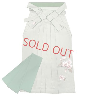 画像6: 卒業式 袴セット 女子用 HL 絵羽柄振袖着物 RK 刺繍袴と袴下帯 ３点セット 合繊【黄色＆赤、薔薇とダリア】