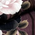 画像4: H・L (アッシュ・エル) レディース浴衣 フリーサイズ ダスティカラー 女性用浴衣 単品【茶赤紫系、バラ】 (4)