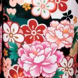画像3: 振袖 セット 成人式 正月 H・Lブランド 絵羽柄の振袖 袋帯 小物 6点セット【白×黒緑、牡丹】 (3)
