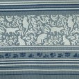 画像4: 半幅帯 着物や浴衣に 半巾帯(細帯) 小袋帯 合繊 長尺 約440cm【青鼠系、猫献上】 (4)