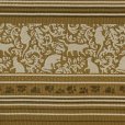 画像4: 半幅帯 着物や浴衣に 半巾帯(細帯) 小袋帯 合繊 長尺 約440cm【カーキ系、猫献上】 (4)