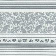 画像4: 半幅帯 着物や浴衣に 半巾帯(細帯) 小袋帯 合繊 長尺 約440cm【グレー系、猫献上】 (4)