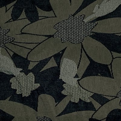 画像4: 半幅帯 着物や浴衣に 半巾帯(細帯) 小袋帯 合繊 約400cm【黒灰ｘグレー、デイジーと猫】