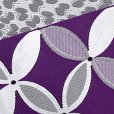 画像2: 袴下帯 卒業式の袴に リバーシブルタイプの小袋帯【紫、七宝】 (2)