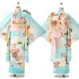 画像5: 【受注生産】七五三 7歳 女の子 着物 フルセット “花うさぎ” ブランド 絵羽 子供着物 結び帯セット「鞠柄、選べる3色」