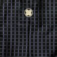 画像6: 男子ジュニア用 紋付羽織アンサンブル 花わらべブランド 150サイズ 合繊【黒紫×グレー】