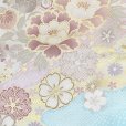 画像5: 七五三 着物 7歳 絵羽柄のパステルカラーの四つ身の子供着物(合繊) 単品【ホワイト系、古典柄】