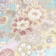 画像5: 七五三 着物 7歳 絵羽柄のパステルカラーの四つ身の子供着物(合繊) 単品【ライトブルー系、古典柄】