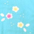 画像4: 七五三 7歳 女の子用 日本製 正絹 本絞り 総刺繍 絵羽付け 四つ身の着物【水色、鈴】